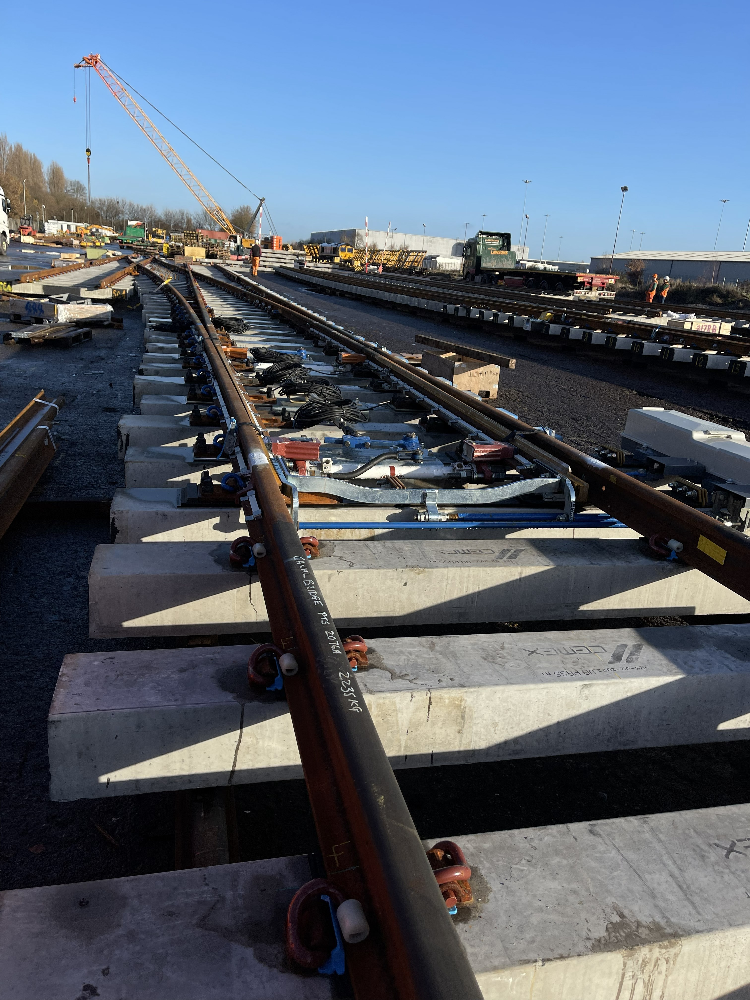 An electrical rail project completed by DPH 