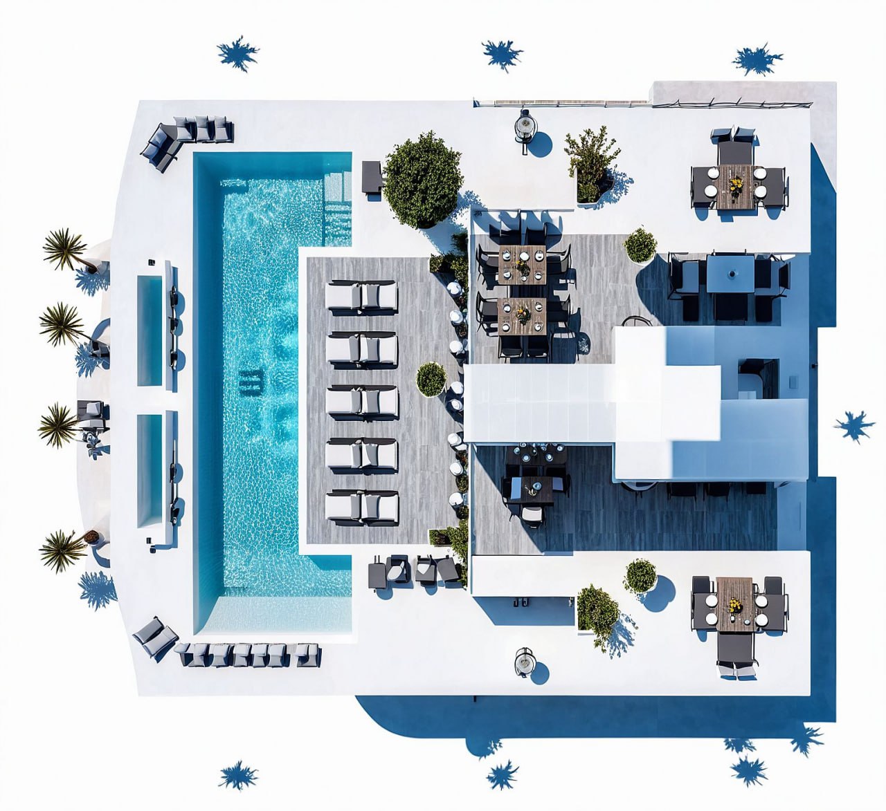 115 m² commercial space for lease 3 minutes from the beach in Berawa, Canggu