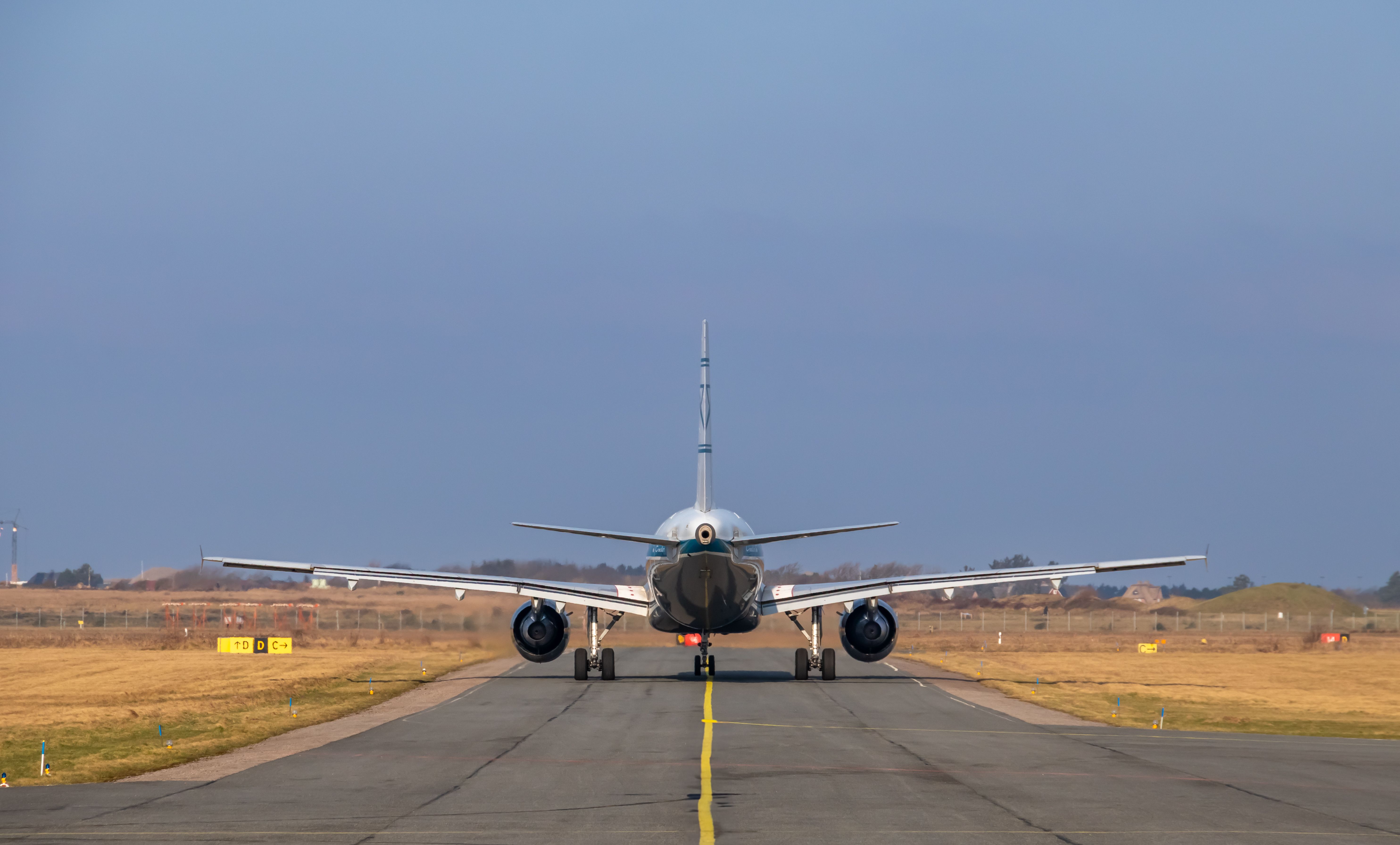 Airplane on runway