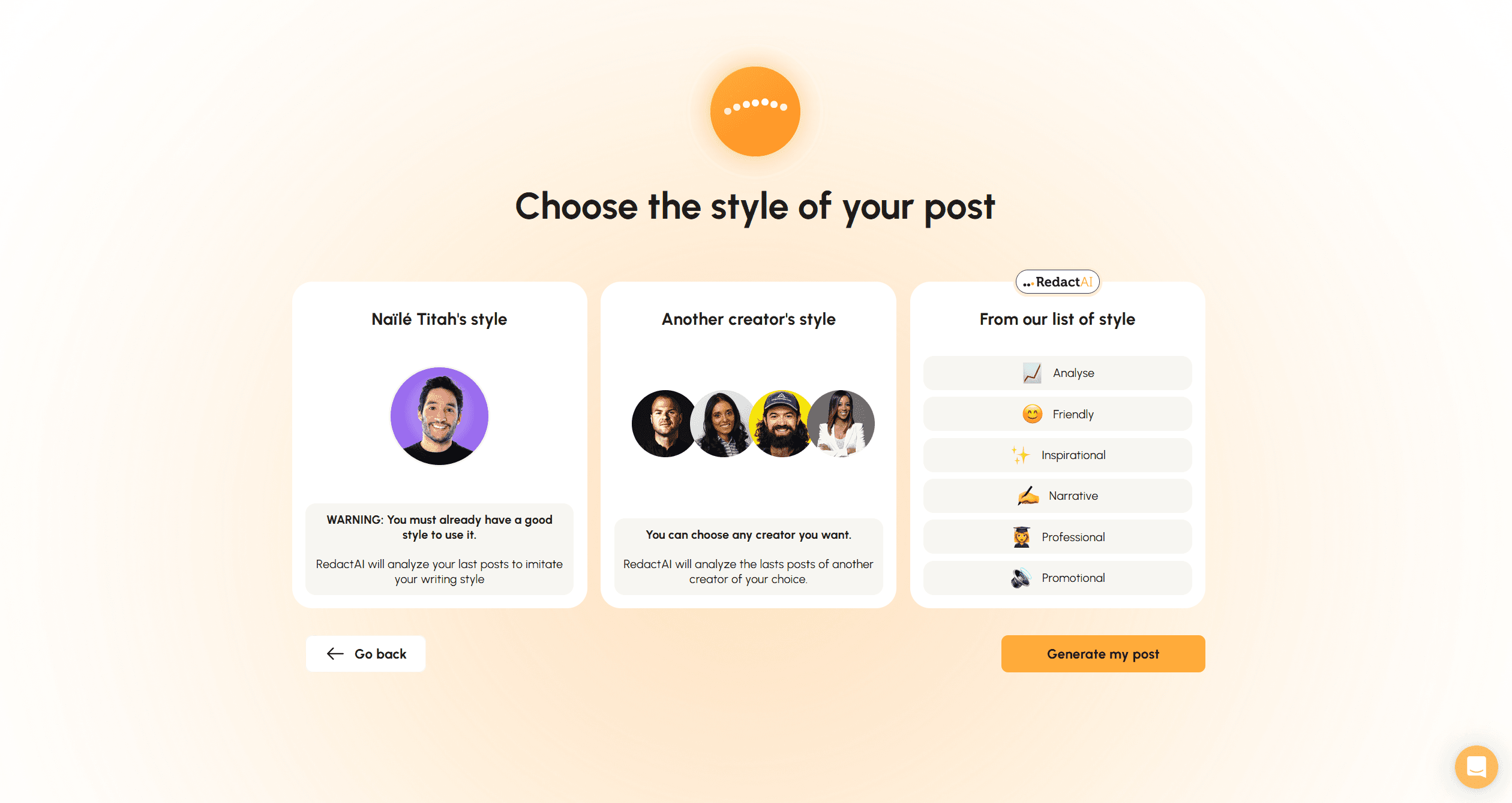RedactAI's voice learning and style model