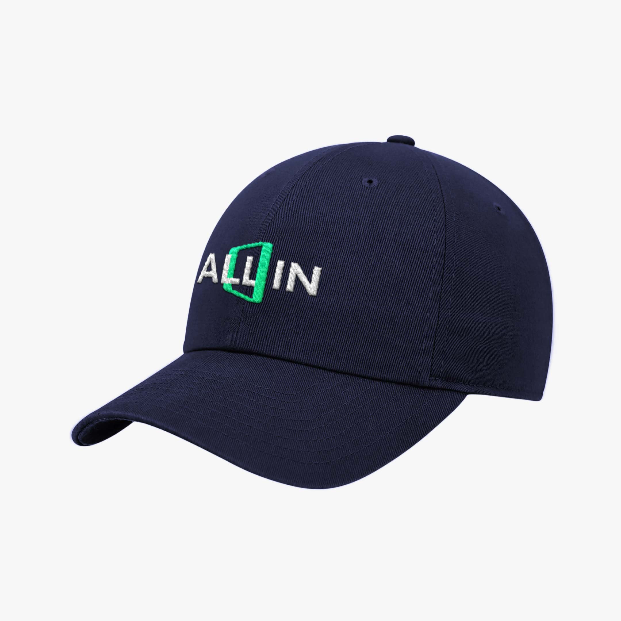 ALL IN embroidered hat