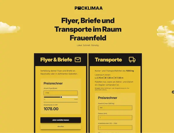 Webdesign vom Kunden "Websites für Hochzeiten"