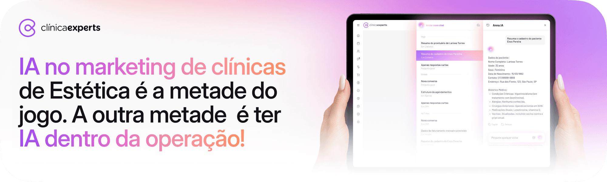inteligência artificial para clínicas de Estética