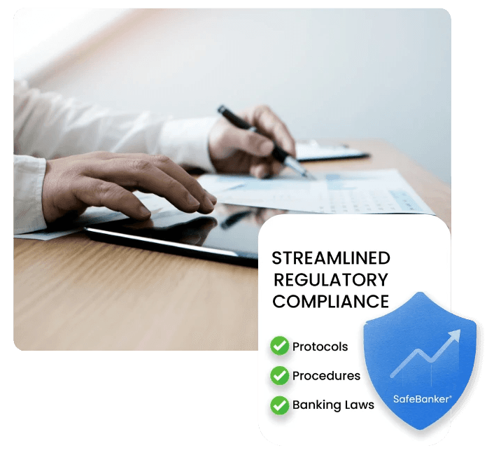 with SafeBanker, banks can easily comply with the Bank Protection Act