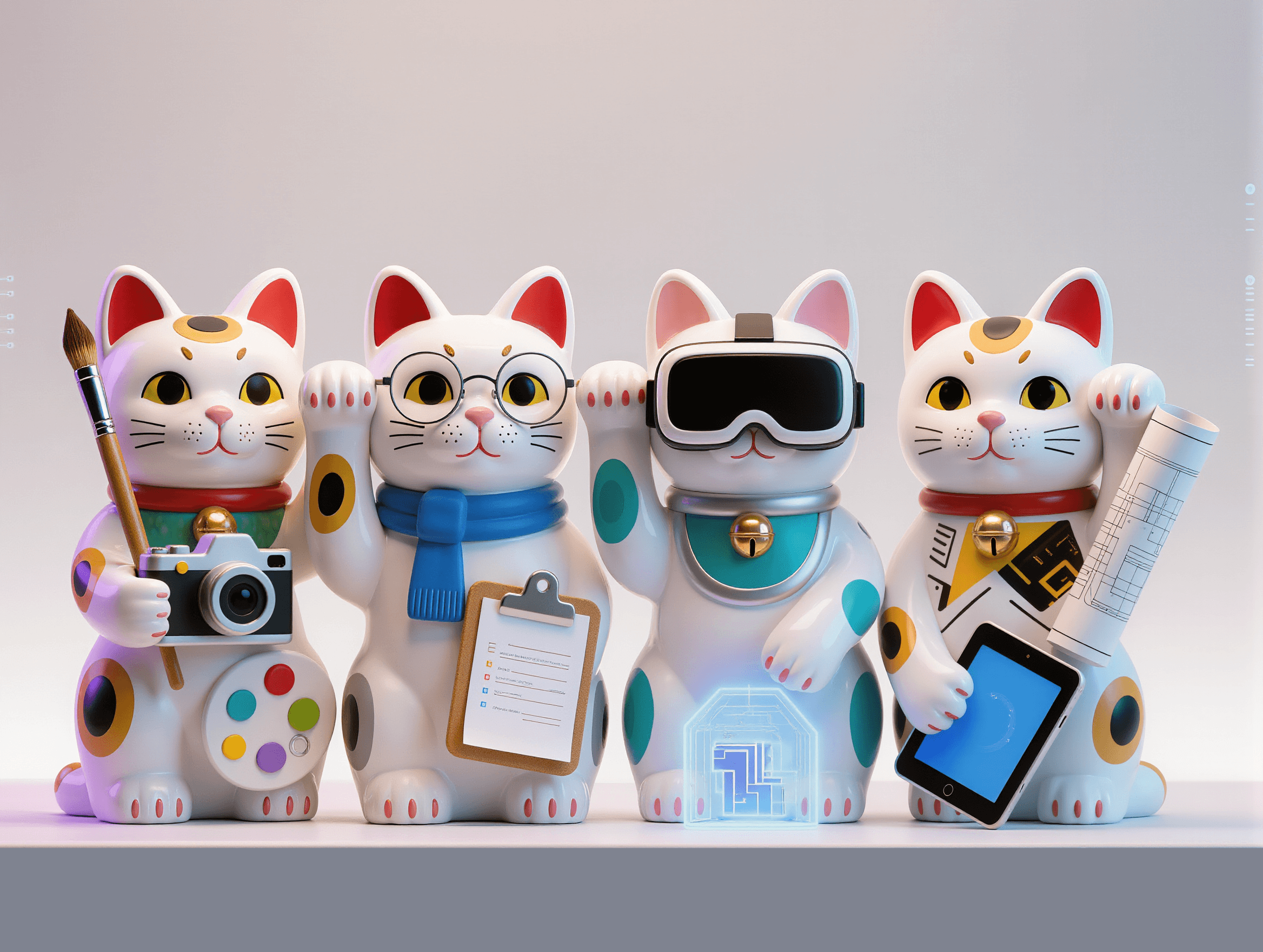 A large group photo of diverse team members gathered in an industrial-style space with arched ceiling.