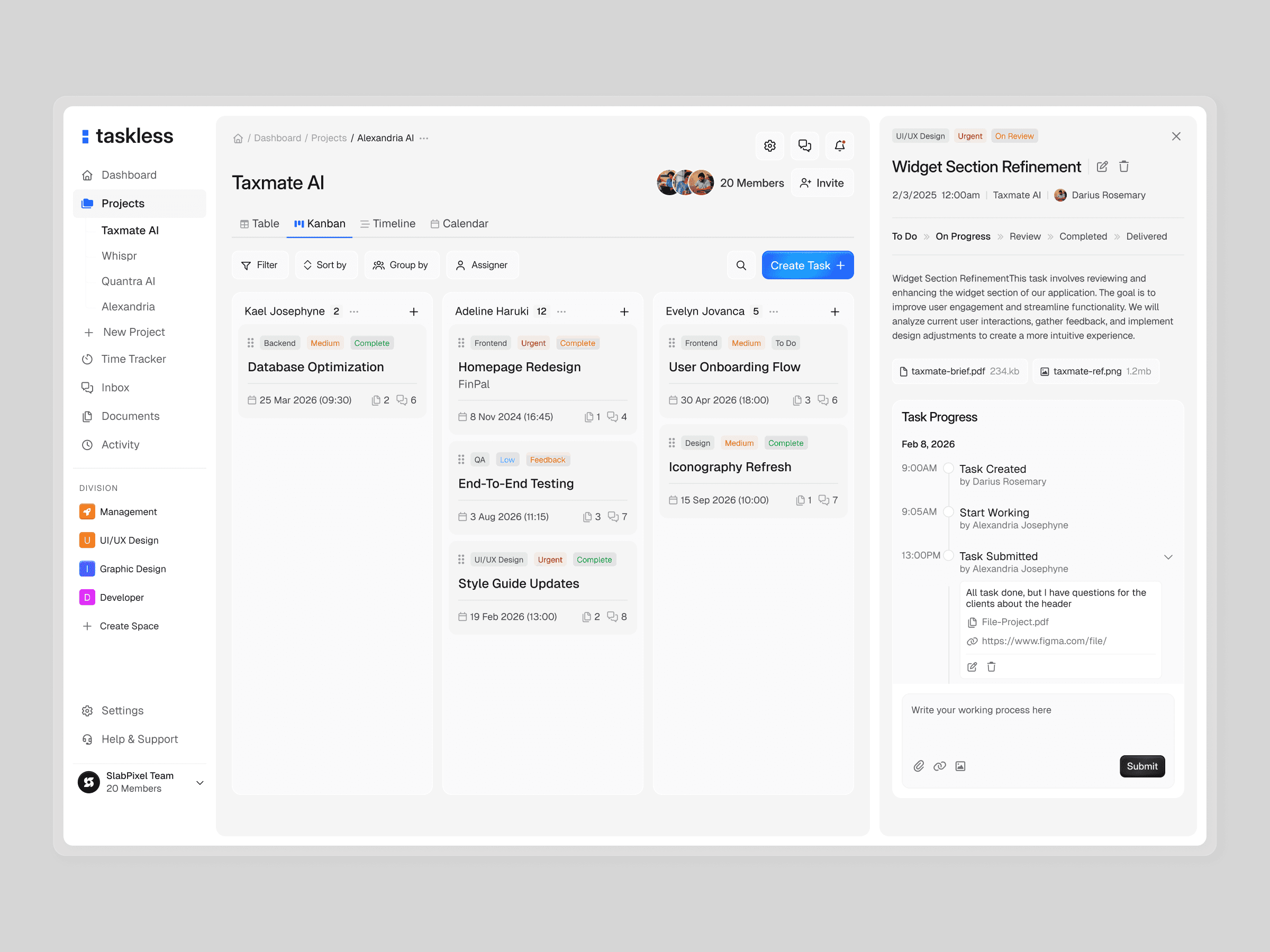 管理系统 UI 设计