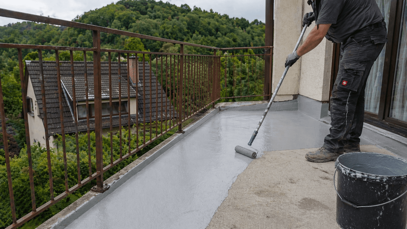 bei der balkonabdichtung in heiligenhaus