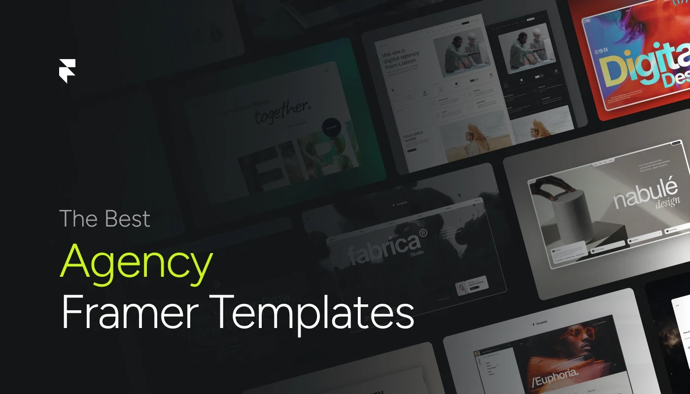 Best Agency Framer Templates