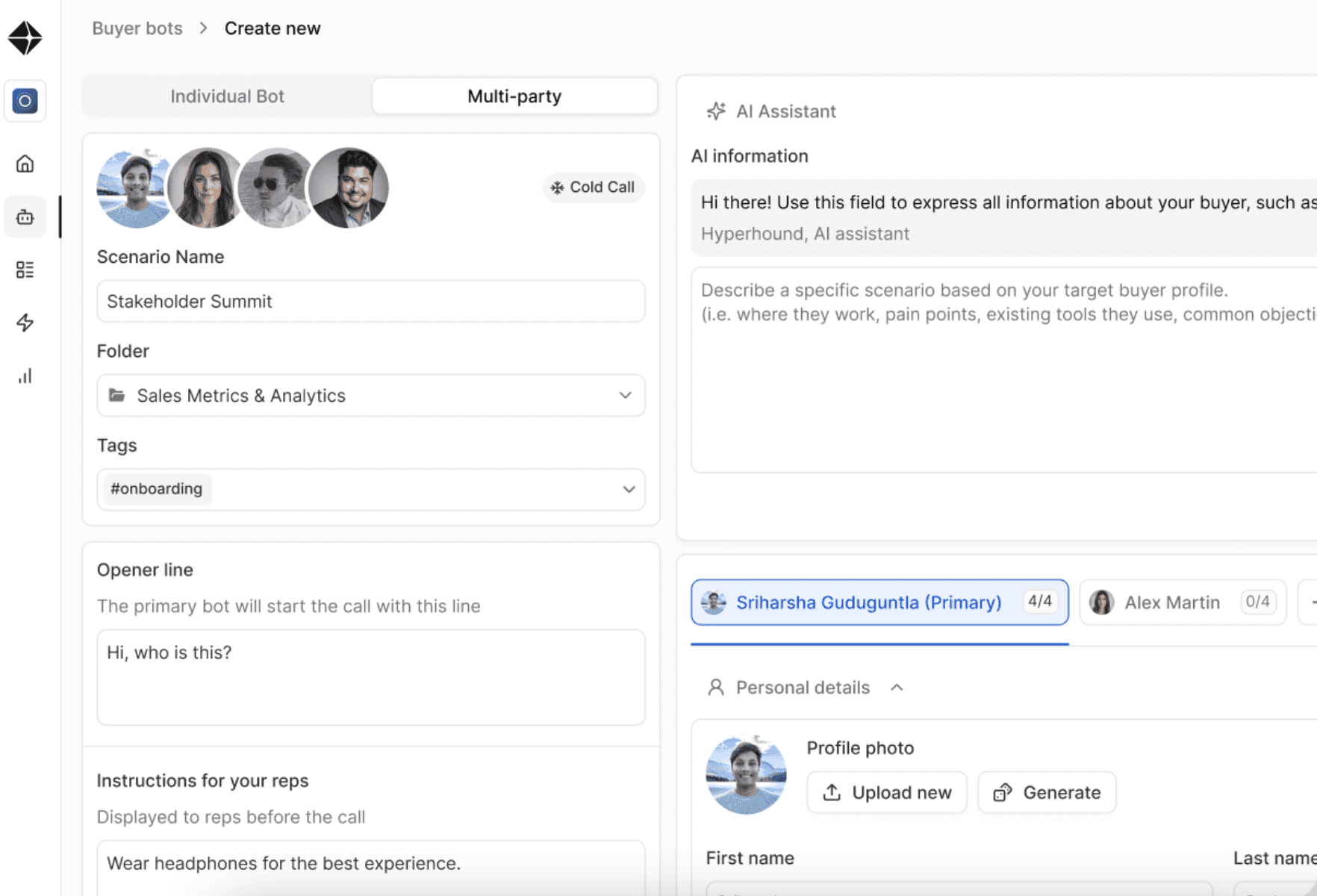 hyperbound icp specific ai bots