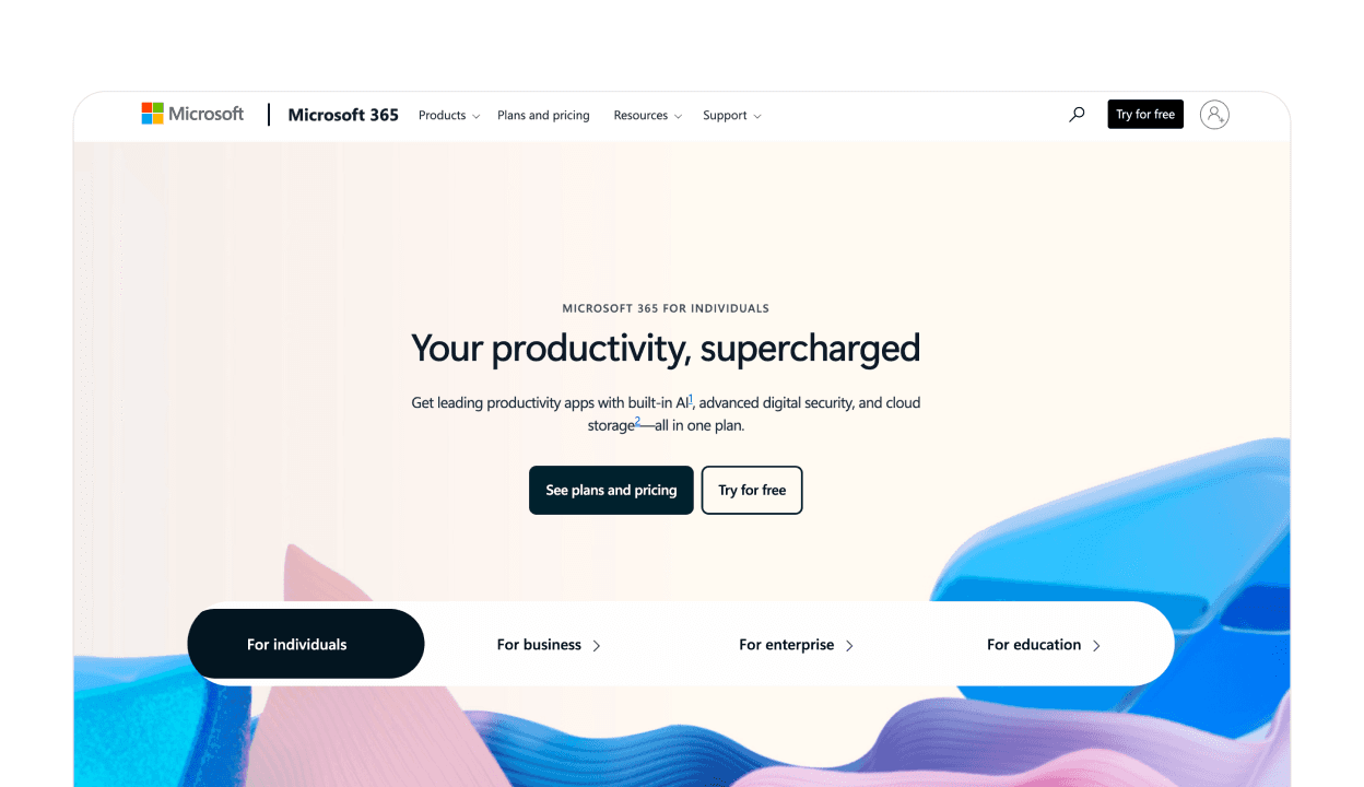 Microsoft 365 writing and productivity tools