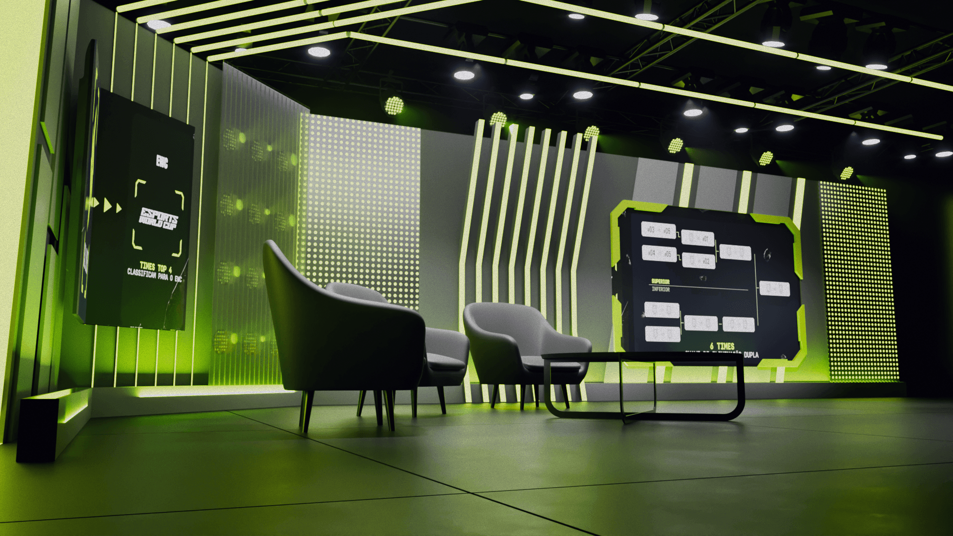 Animated NFA brand identity introducing the platform as a next-generation esports experience.