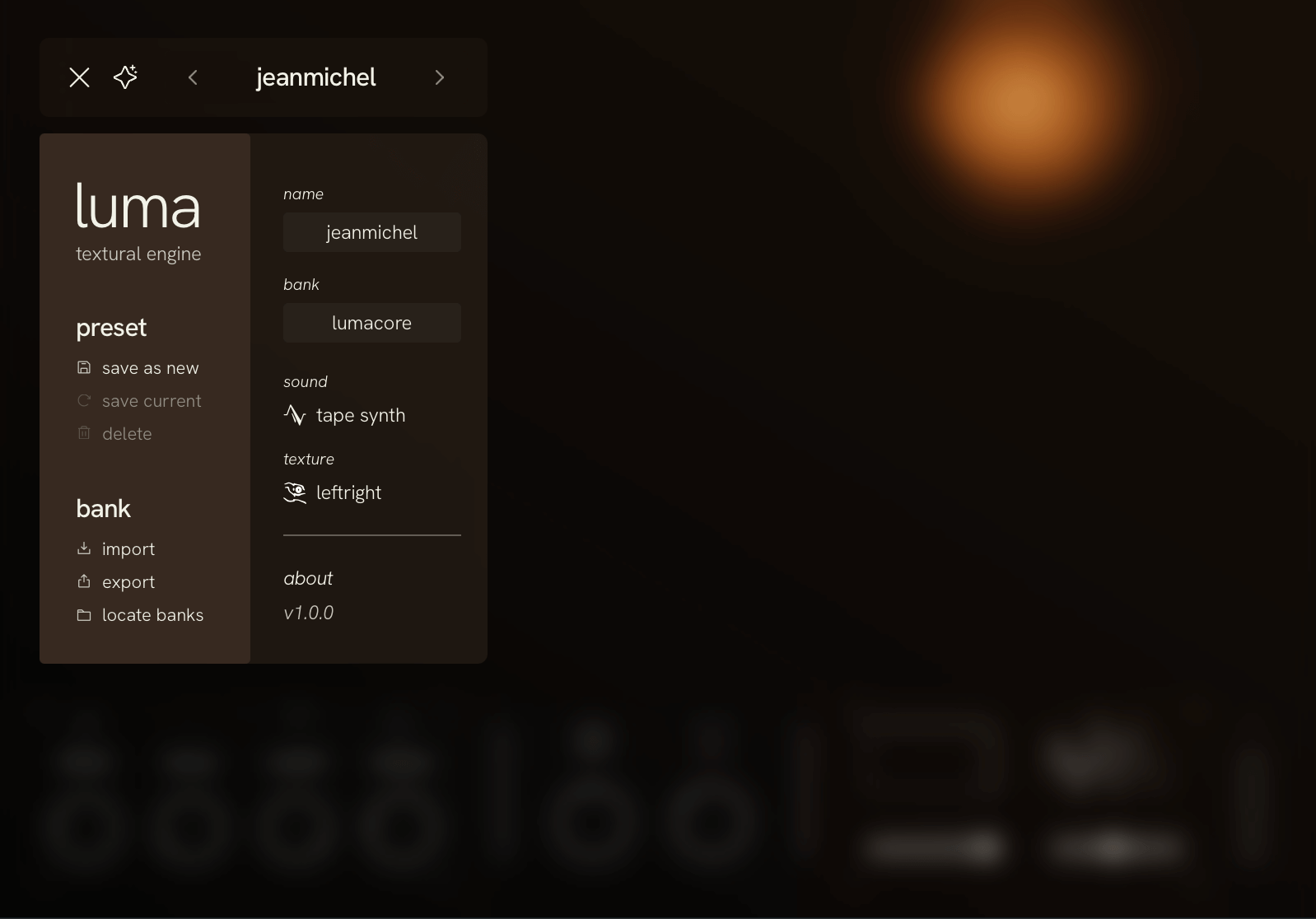 a plugin's interface