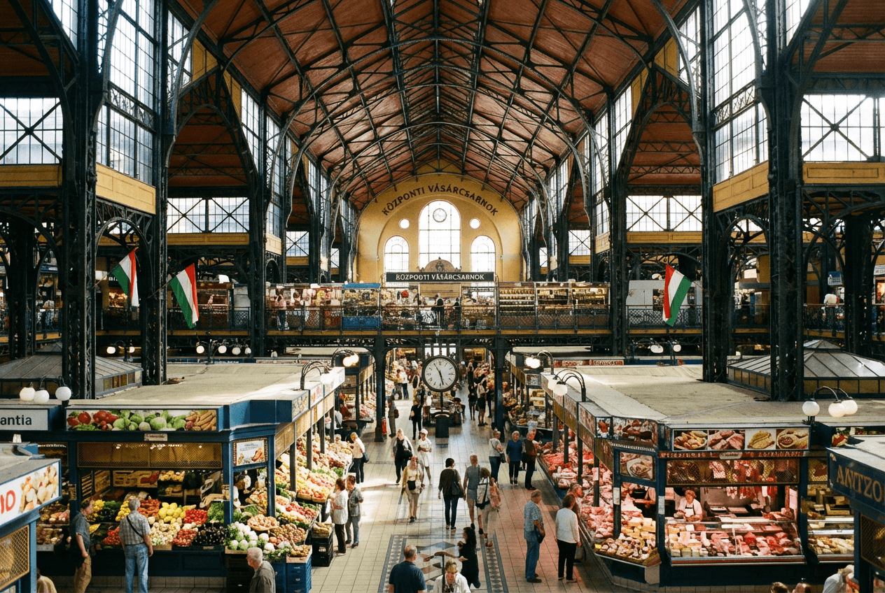 the Central Market Hall 