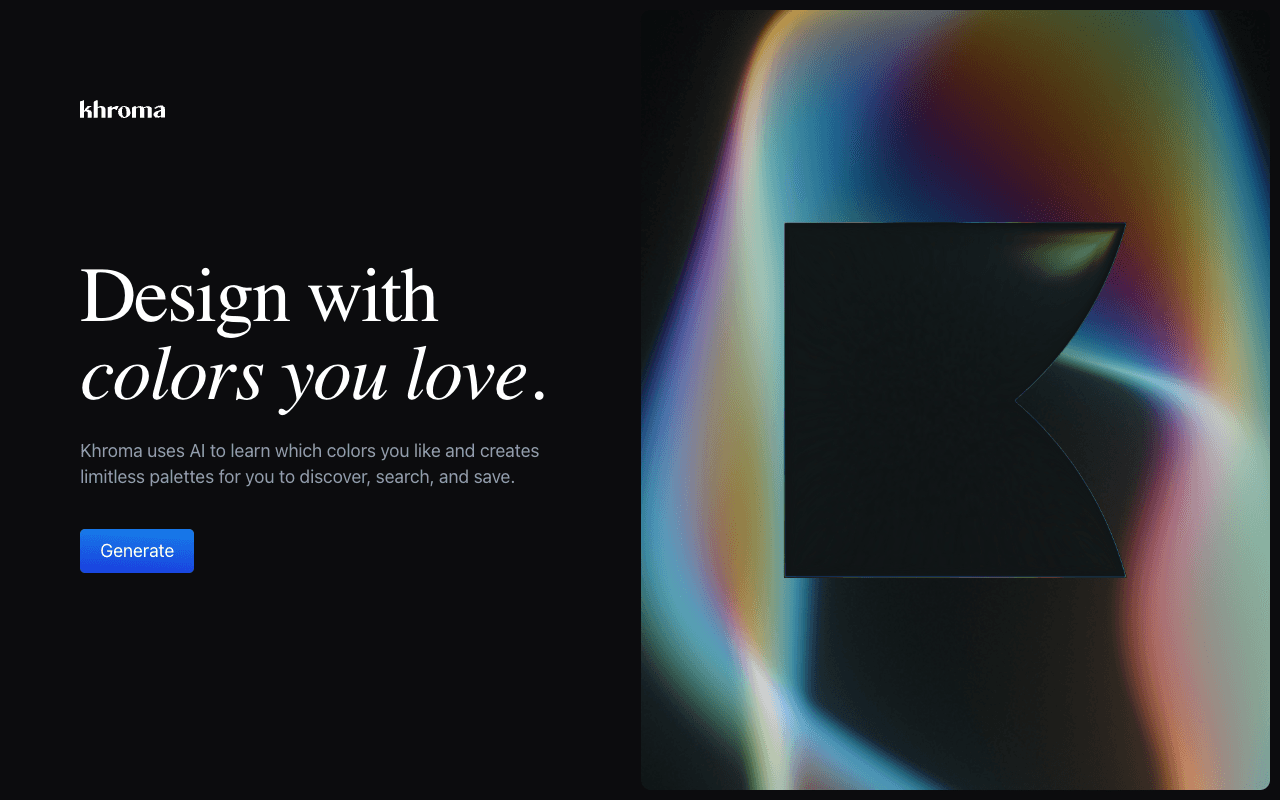 Khroma екранна снимка