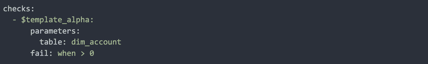 Soda Library: Check Template