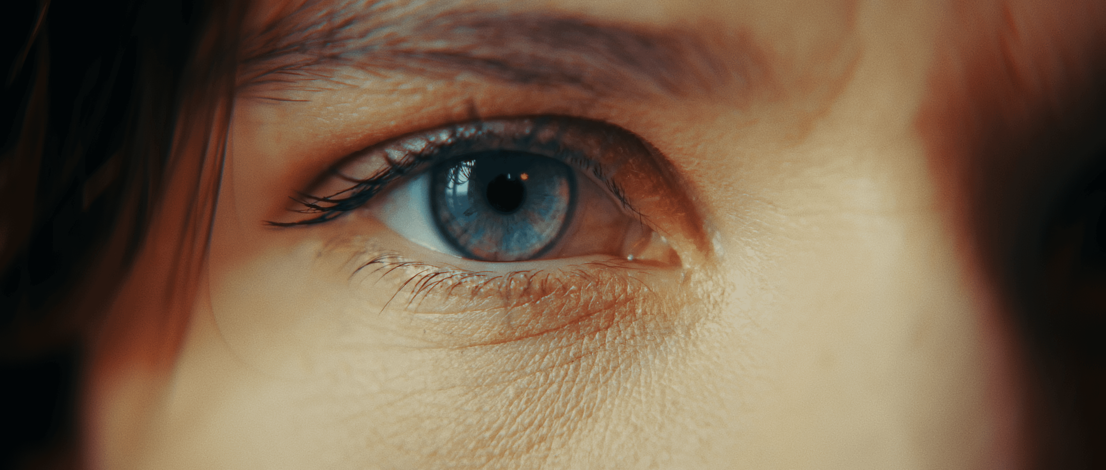 Oeil d'une femme en gros plan