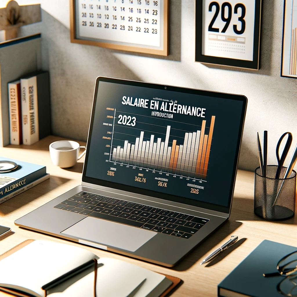 diagramme de la courbe de salaire en alternance