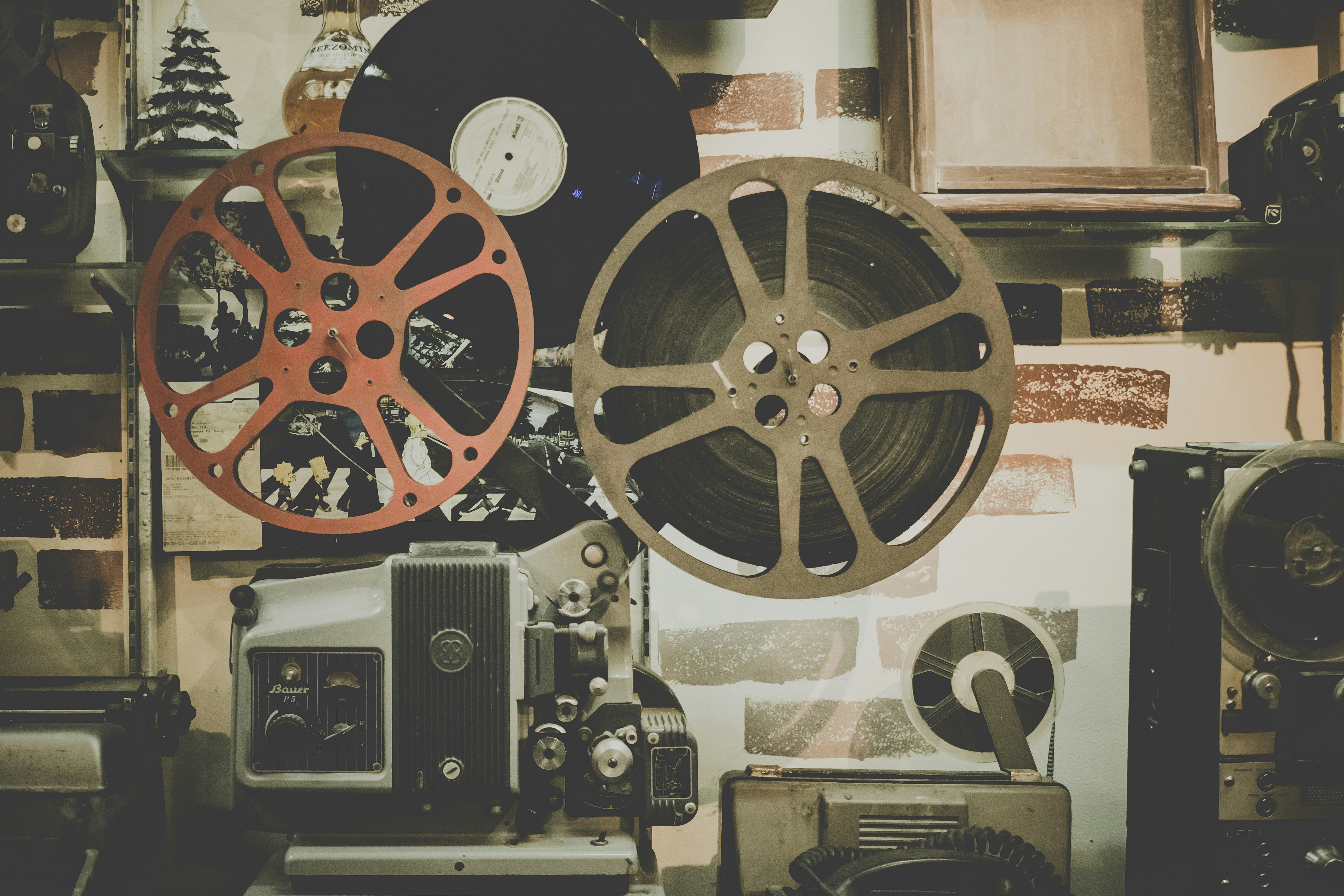 image of a shooting room and blurred background