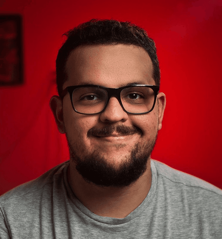 Bruno Albuquerque, produtor audiovisual e cliente do Studio Responsivo - projeto de key visual