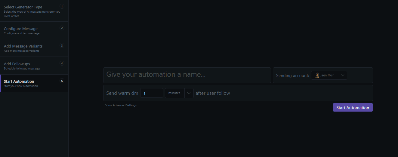 Drippi Automation Dashboard