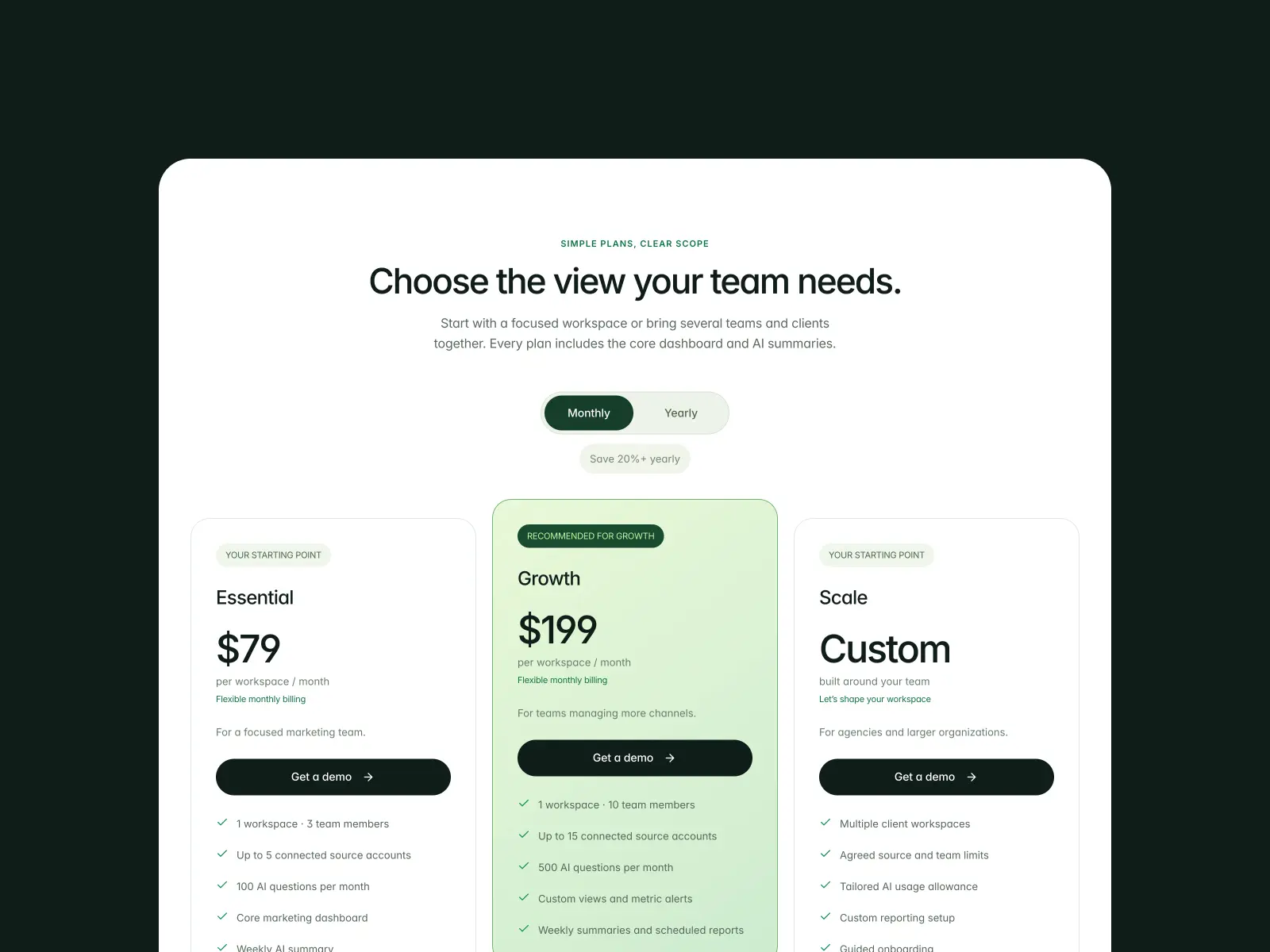 Metrivello Framer template — website layout preview 2