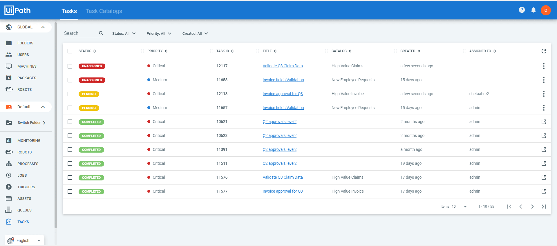 UI path - best agentic ai company for process automation