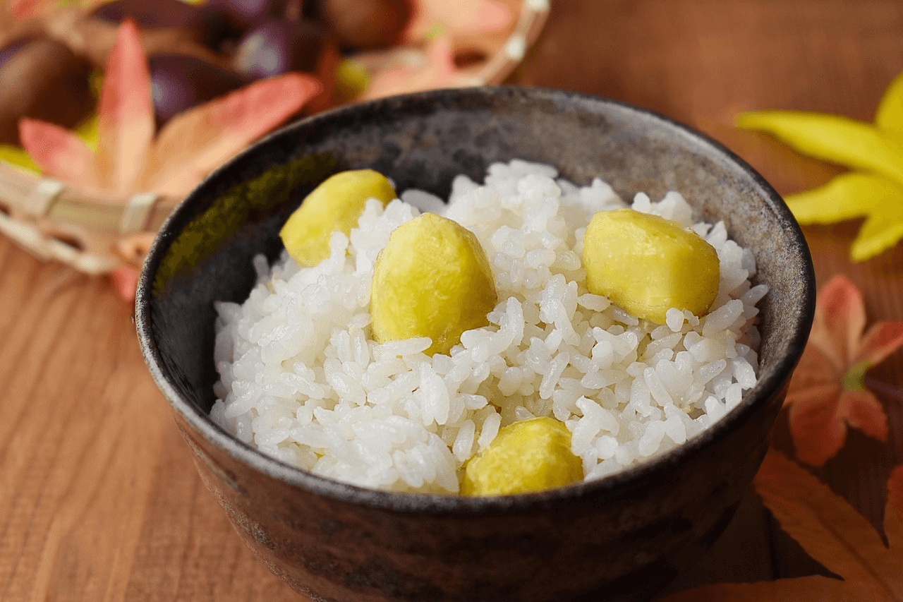 Chestnuts with rice (kurigohan)