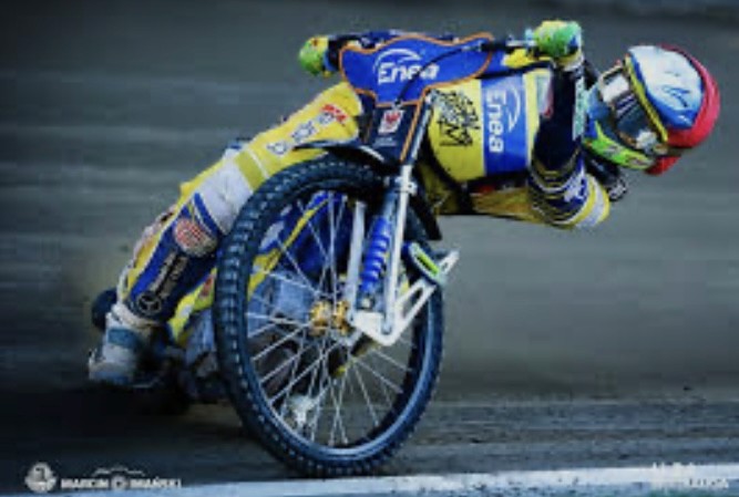 Billede af Michael West der kører