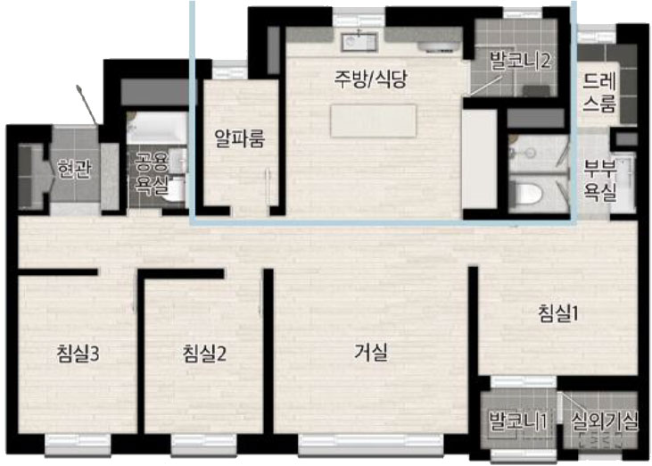 평면도비교