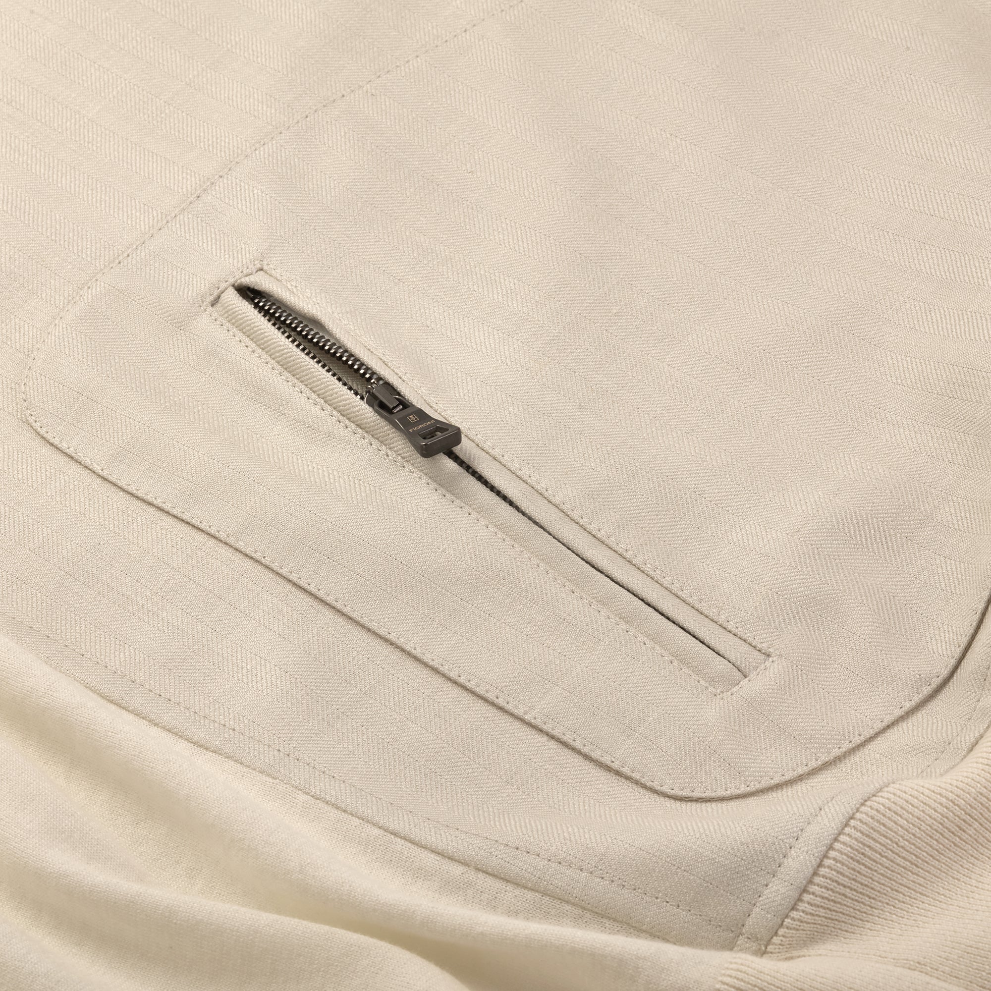 Sea Cashmere Zip Bomber - Adda River