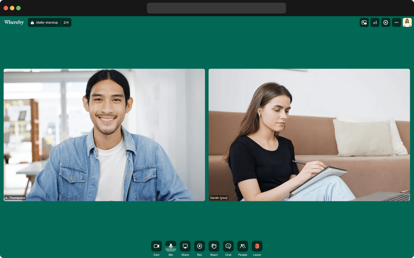 Whereby video collaboration appo