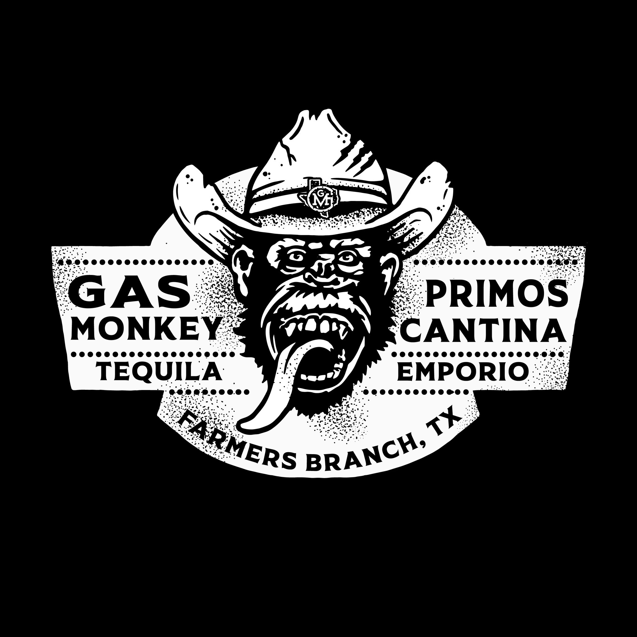 Gas Monkey Garage Primos Cantina Brand Badge