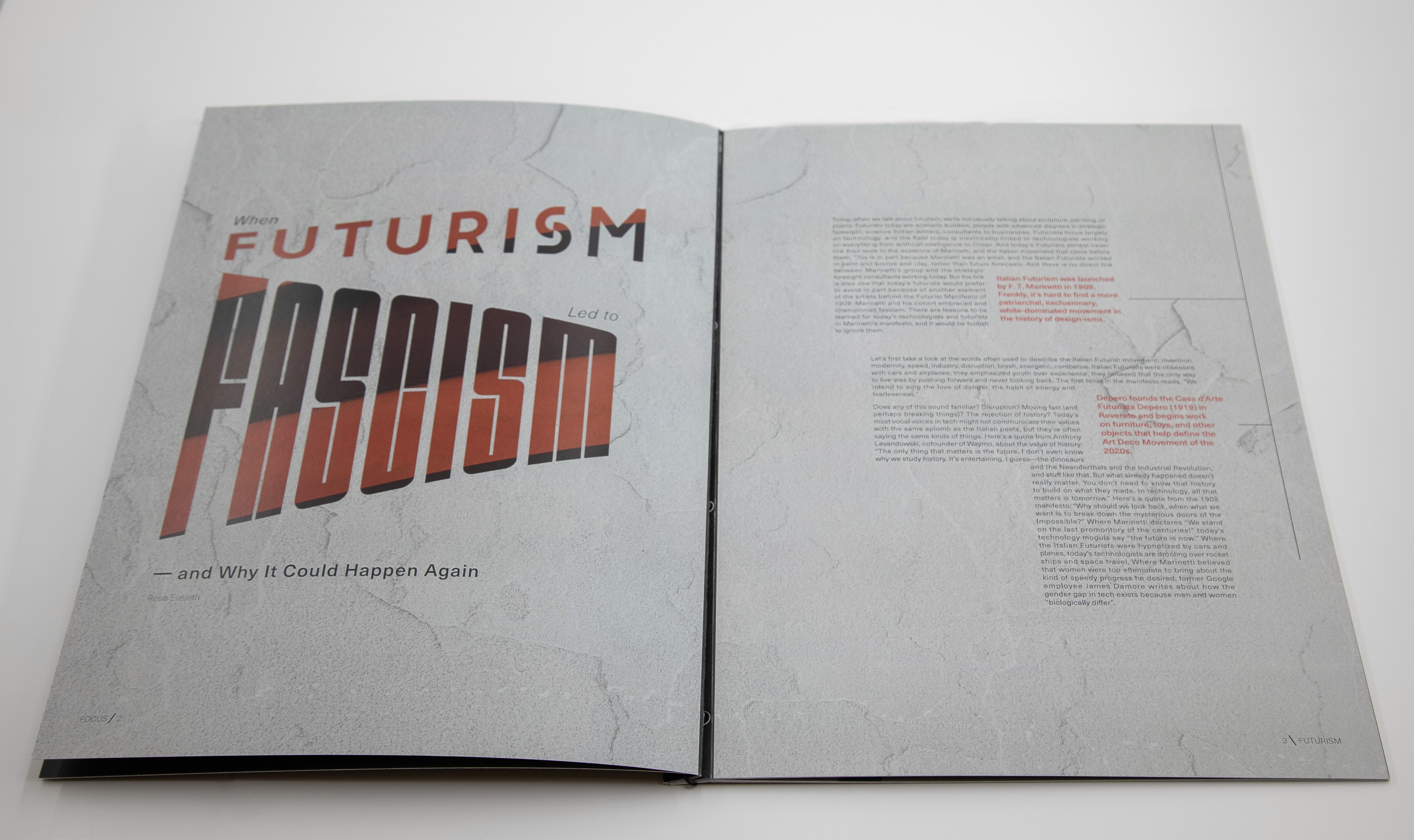 Futurism Spread