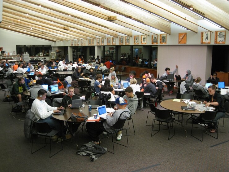 Just maybe this isn’t the best studying environment for everyone