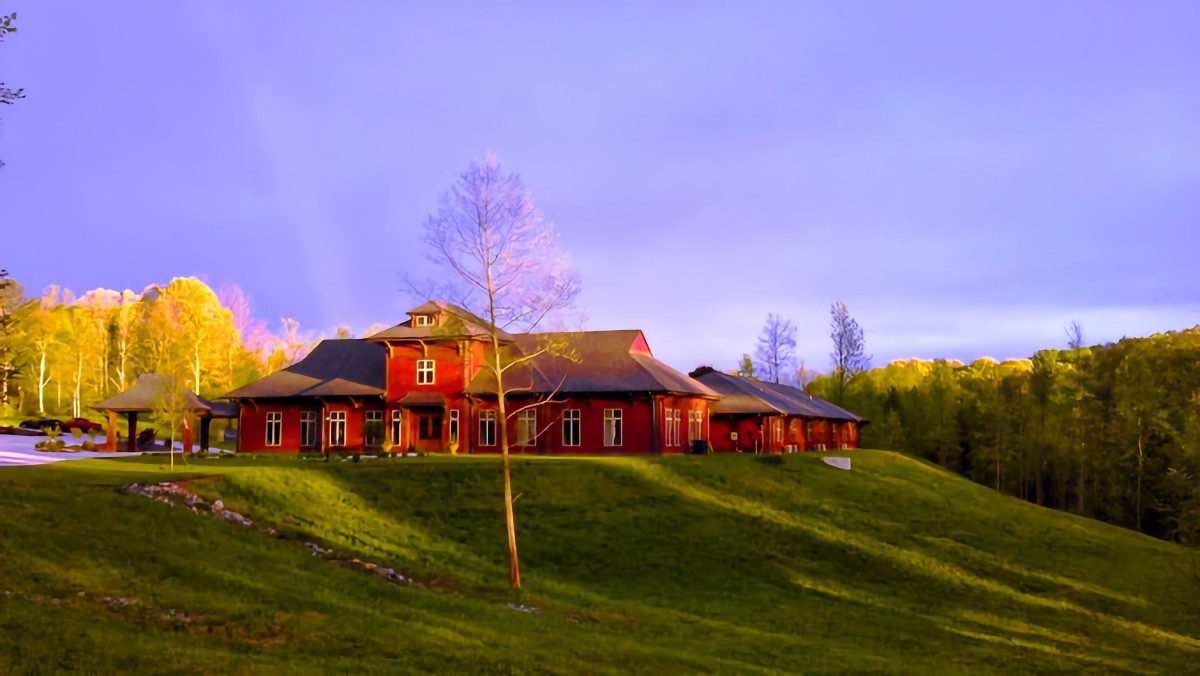 Rock Creek Manor Rainbow and Purple Sky