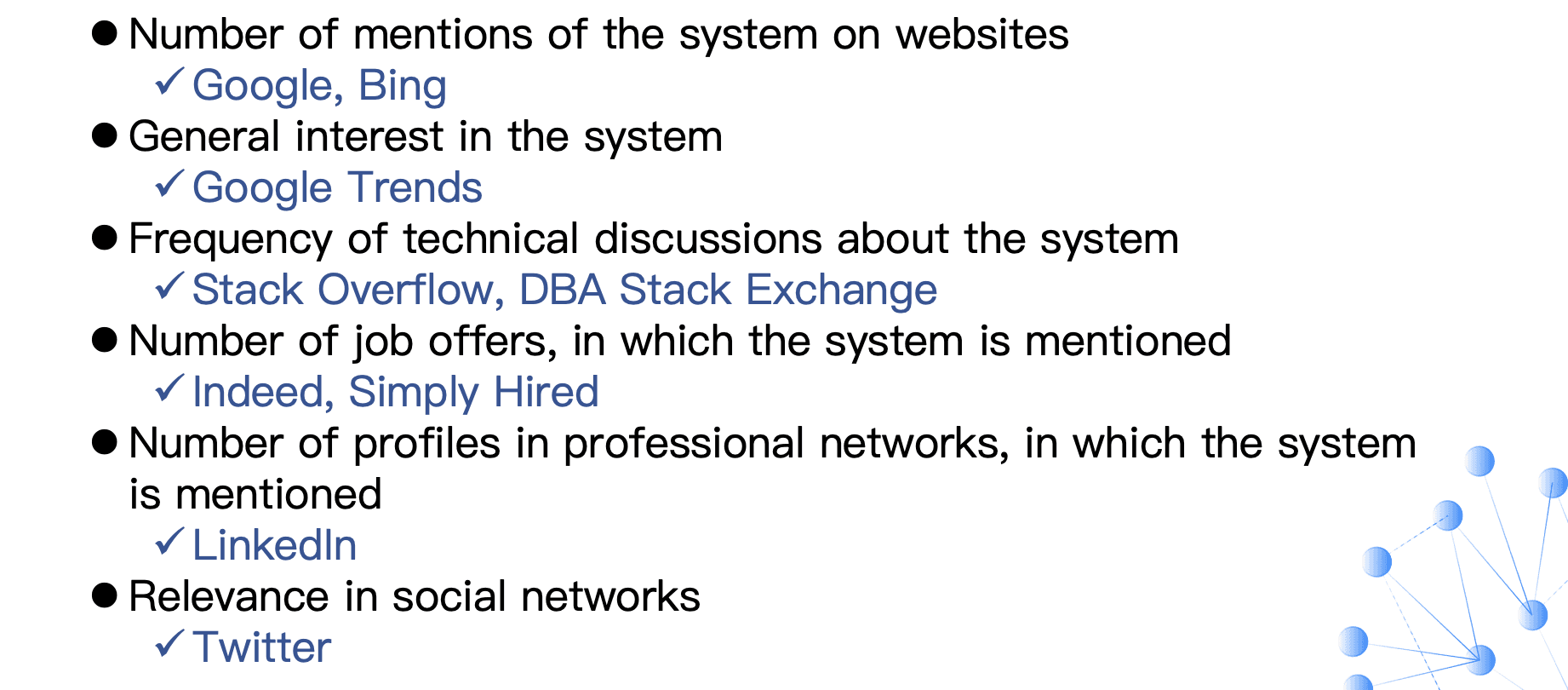 Information analysis