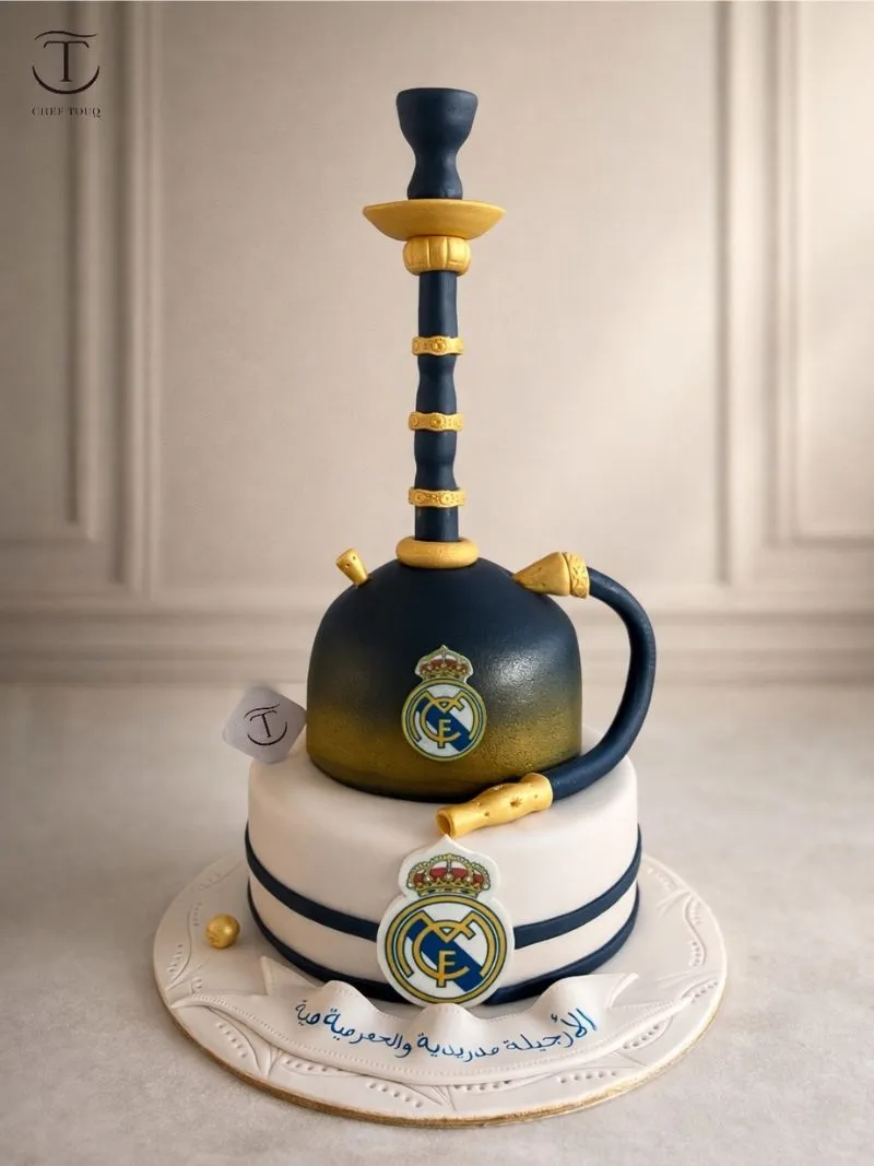 real-madrid-shisha-cake-design