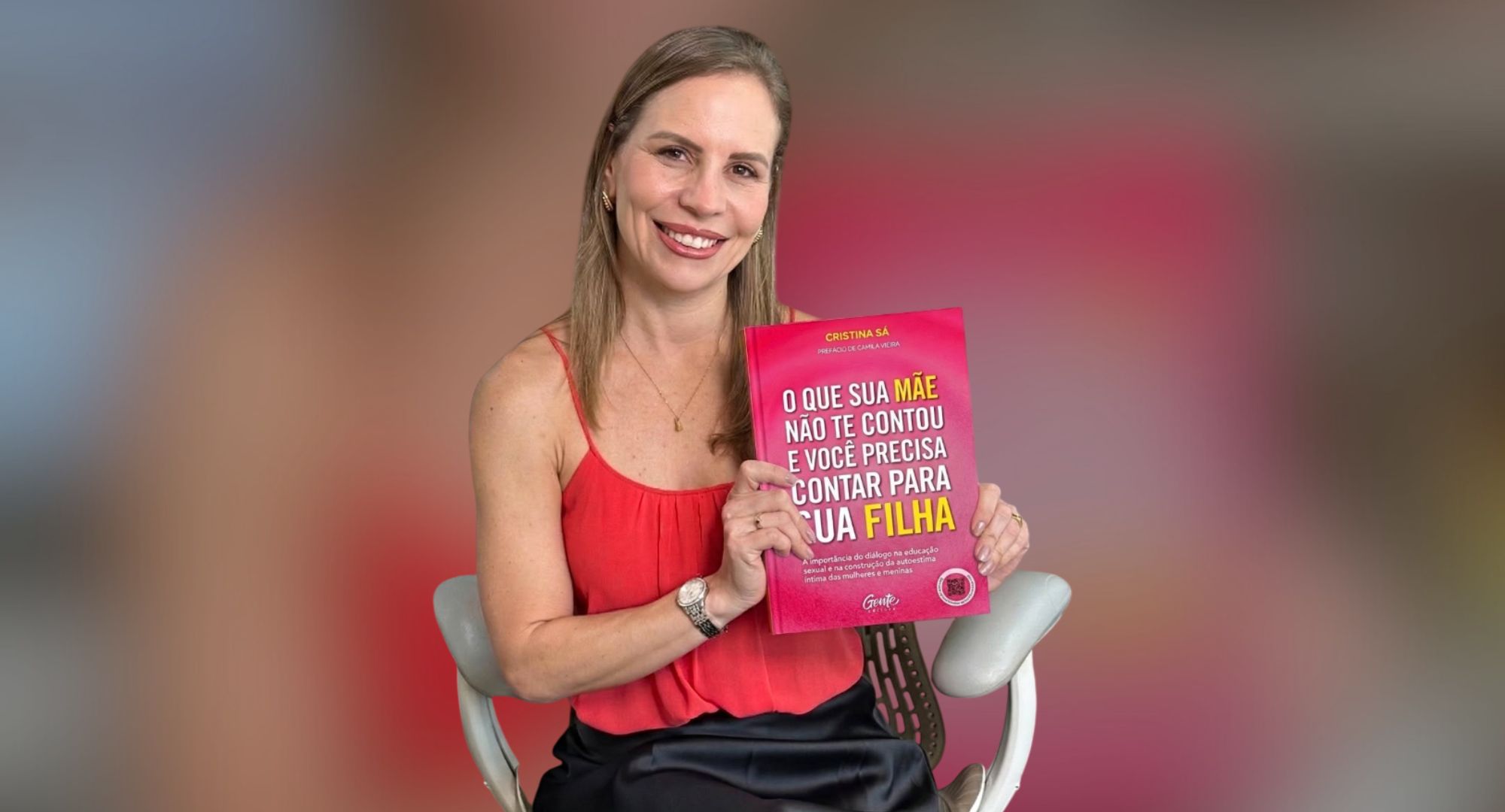 Dra. Cristina Sá inicia faz lançamento seu novo livro sobre educação sexual para jovens moças