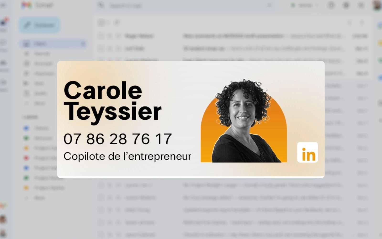 Email signature Carole Teyssier