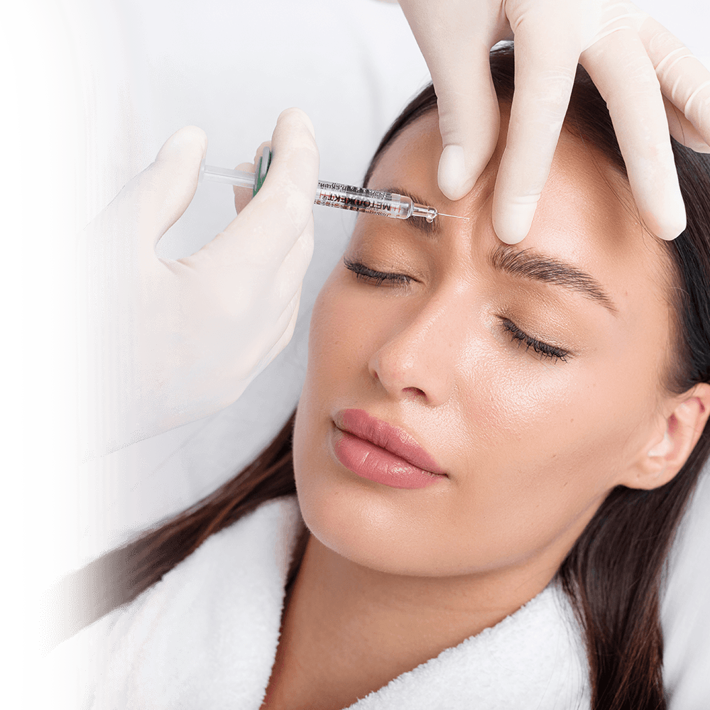 botulinum toxin injection for glabella