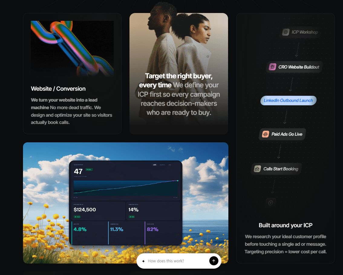 Image of a person in a landscape