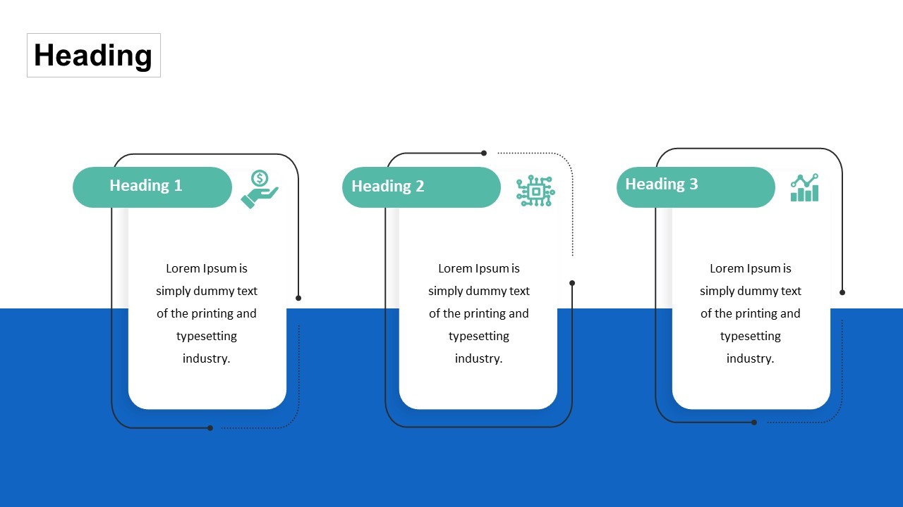 Professional Presentation Slide with Key Headings