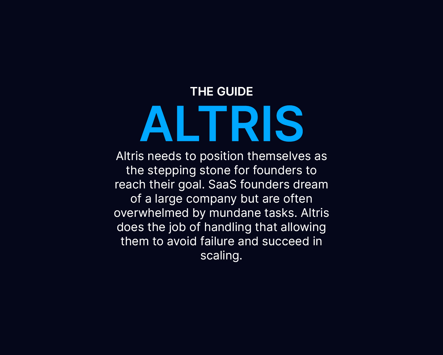 Pricing seciton for startup SaaS Altris AI
