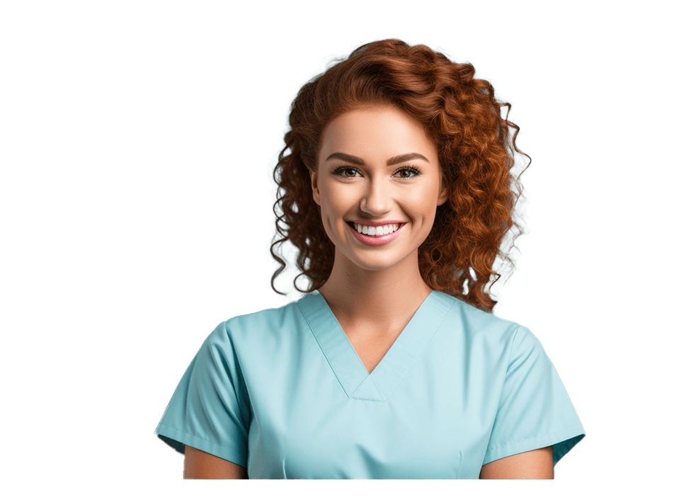 Girl with a bright white smile