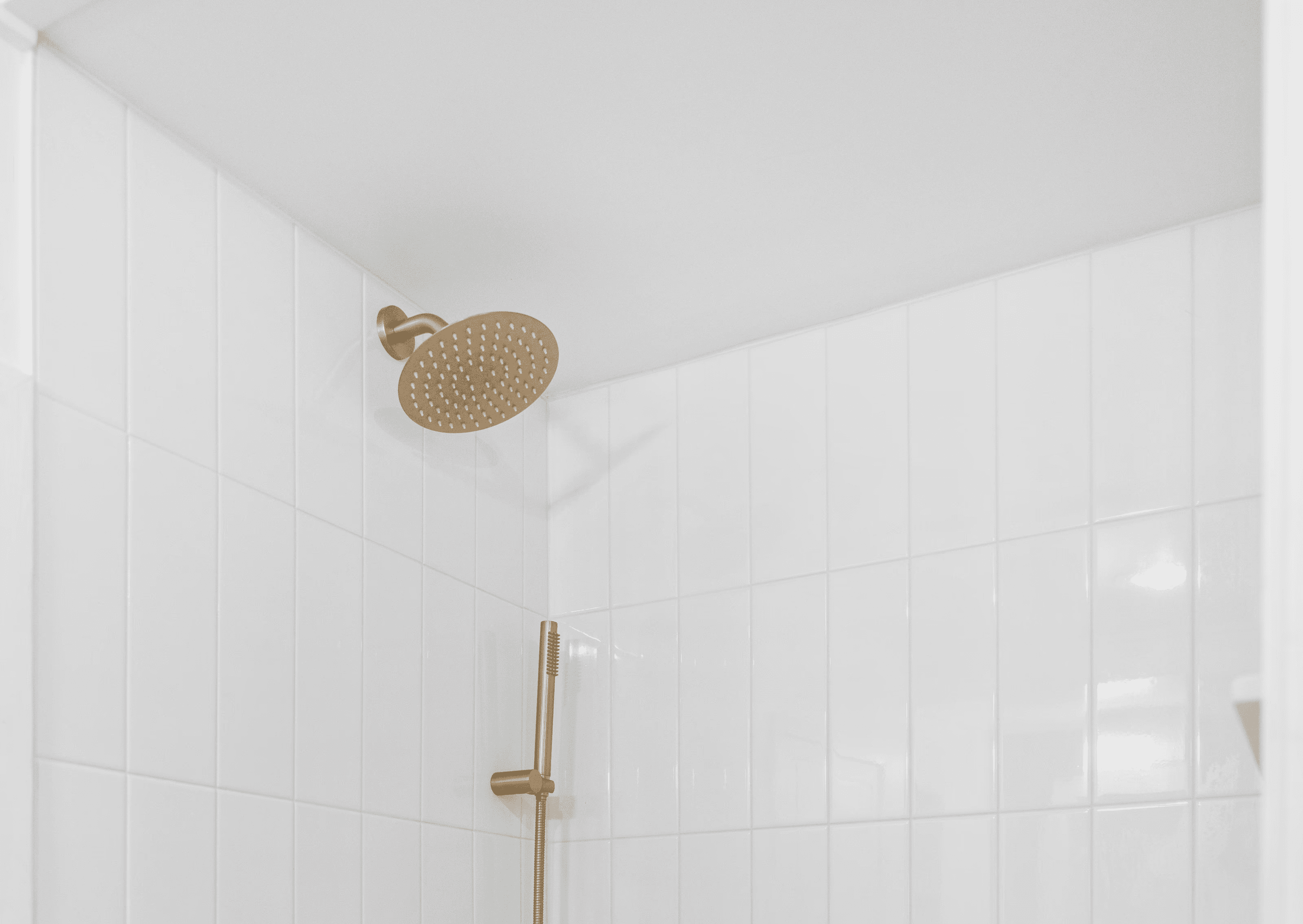 Close-up of tile detailing in remodeled bathroom of a St. George Utah home by Madsen Homes