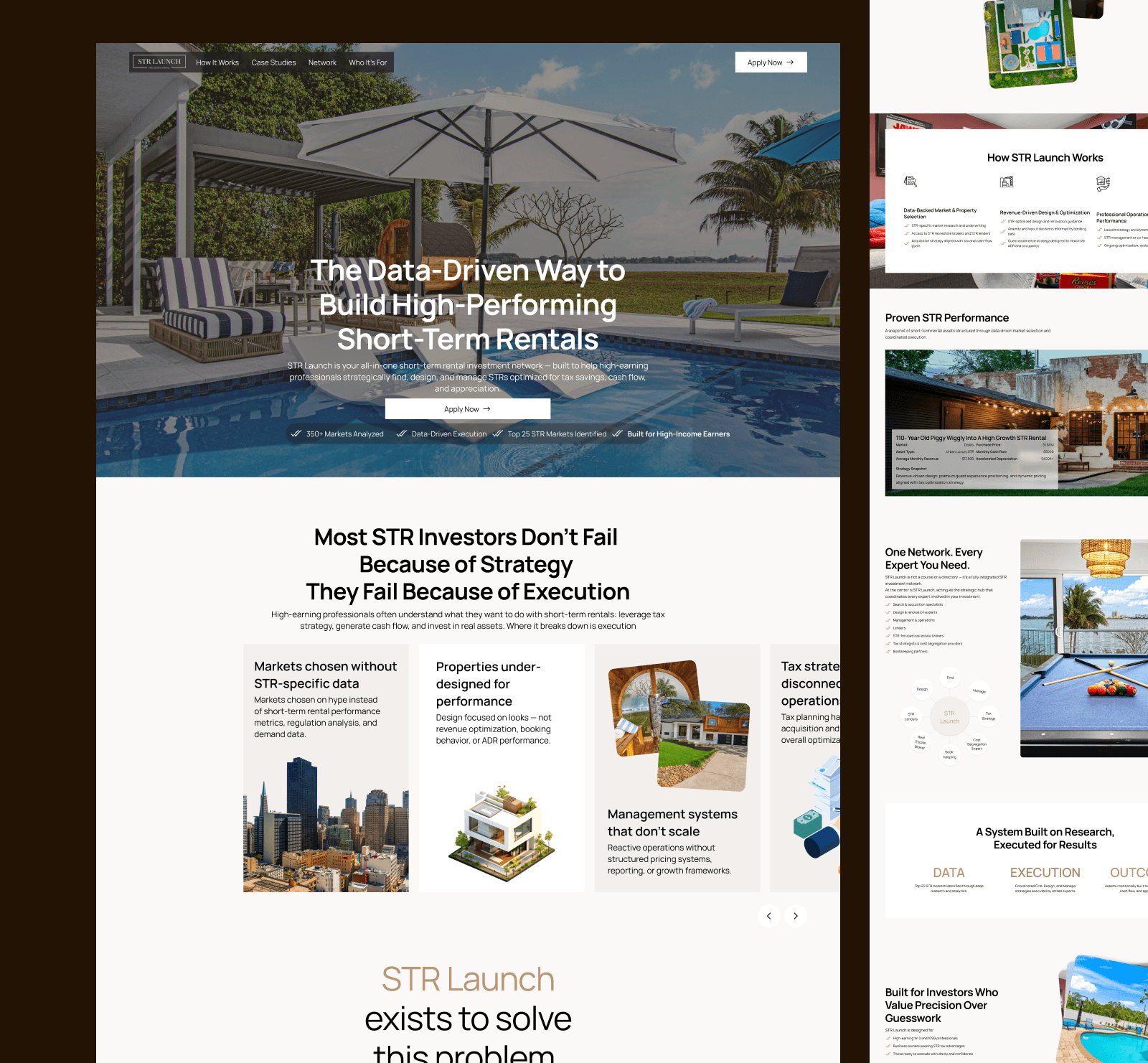 STR Landing Page Preview