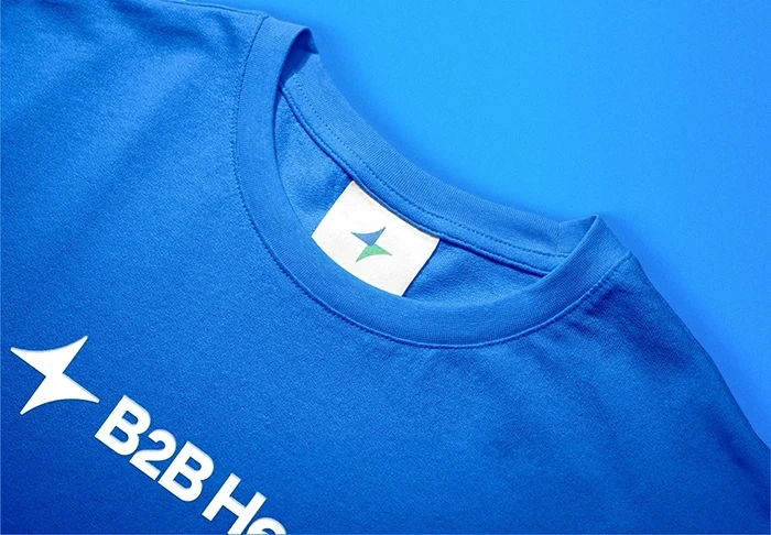 blue tshirt mockup