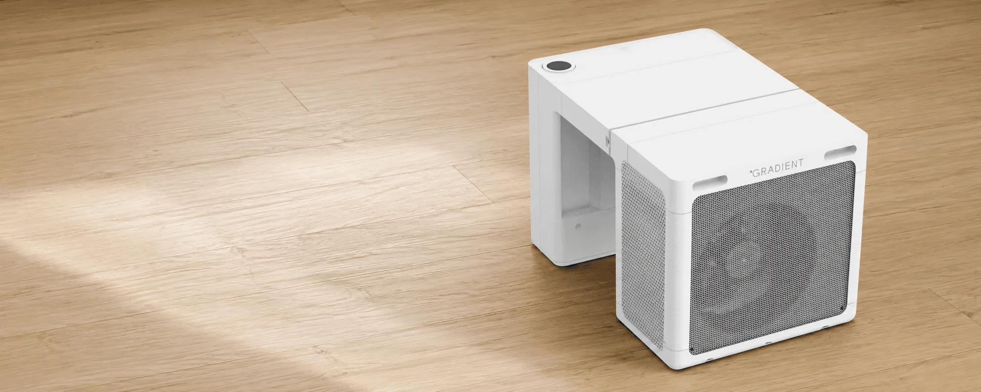 The Gradient All-Weather 120V saddle-design heat pump