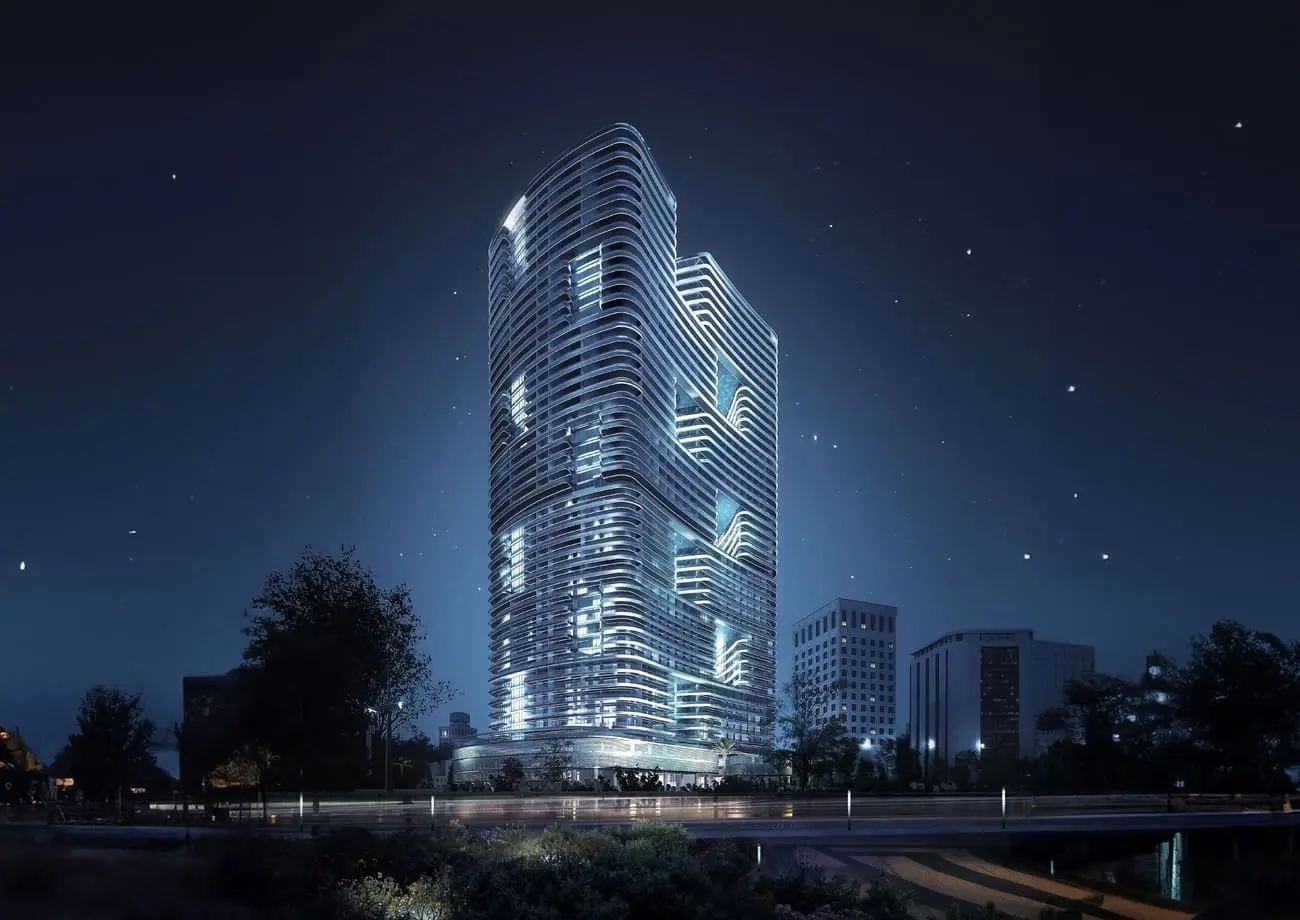 Binghatti Hills building view