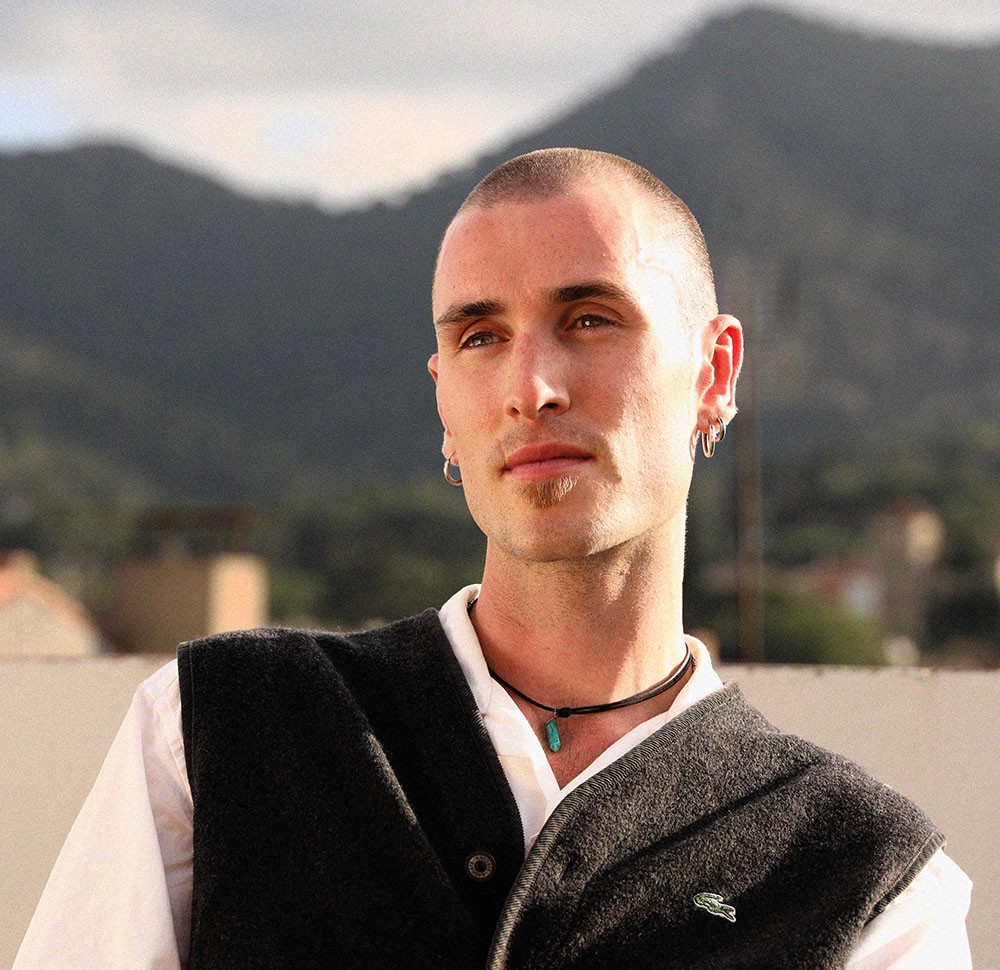 Portrait of portfolio creator – front view